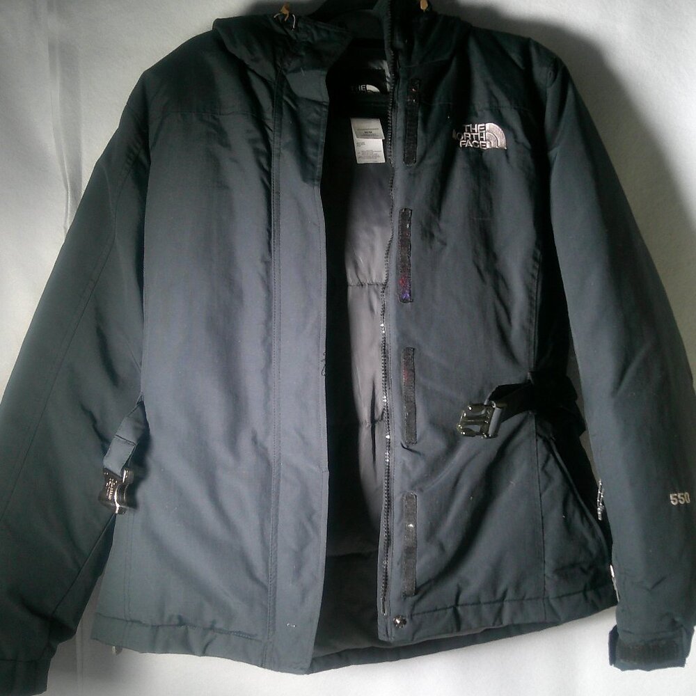 THE NORTH FACE VINTAGE 550 GOOSE DOWN BELTED HOOD JACKET SIZE Medium